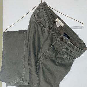 H&M high waisted skinny jeans - olive green